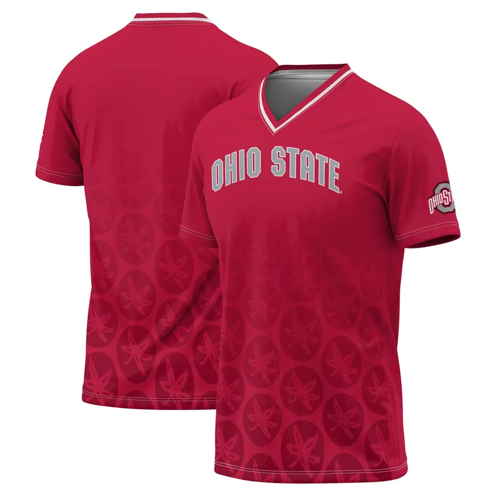 ohio state buckeyes gameday greats unisex 2024 ncaa women s ice hockey national champions fashion jersey scarlet