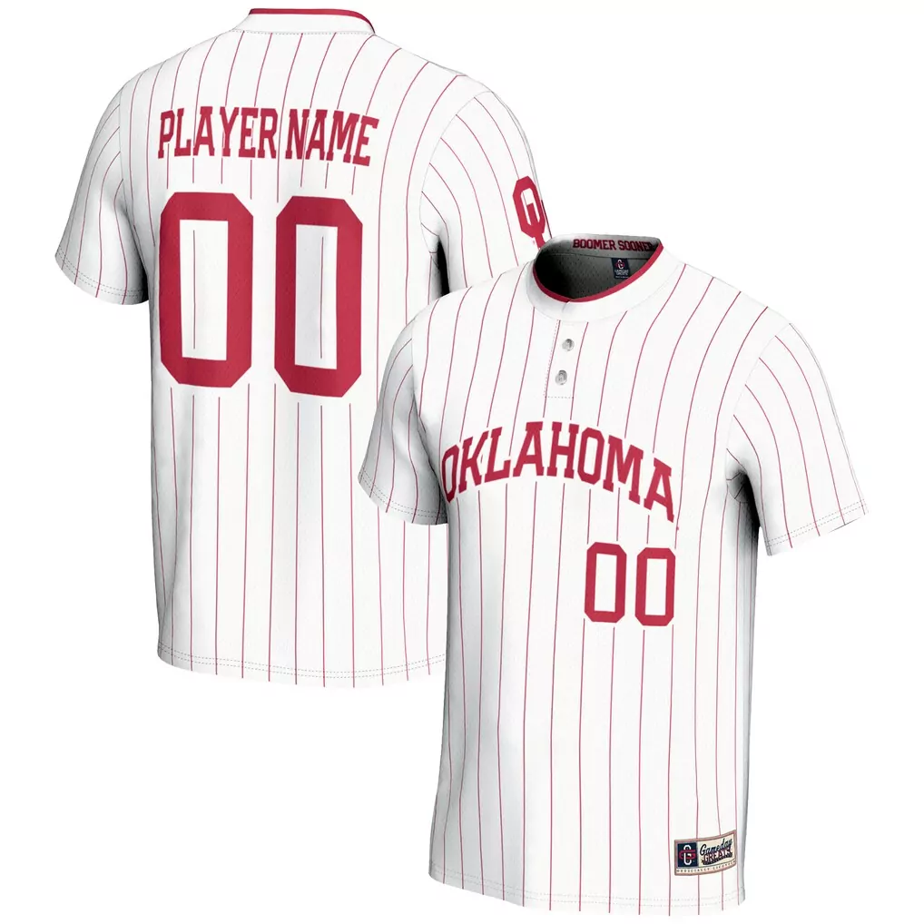 oklahoma sooners gameday greats nil pick a player lightweight basketball fashion jersey crimson