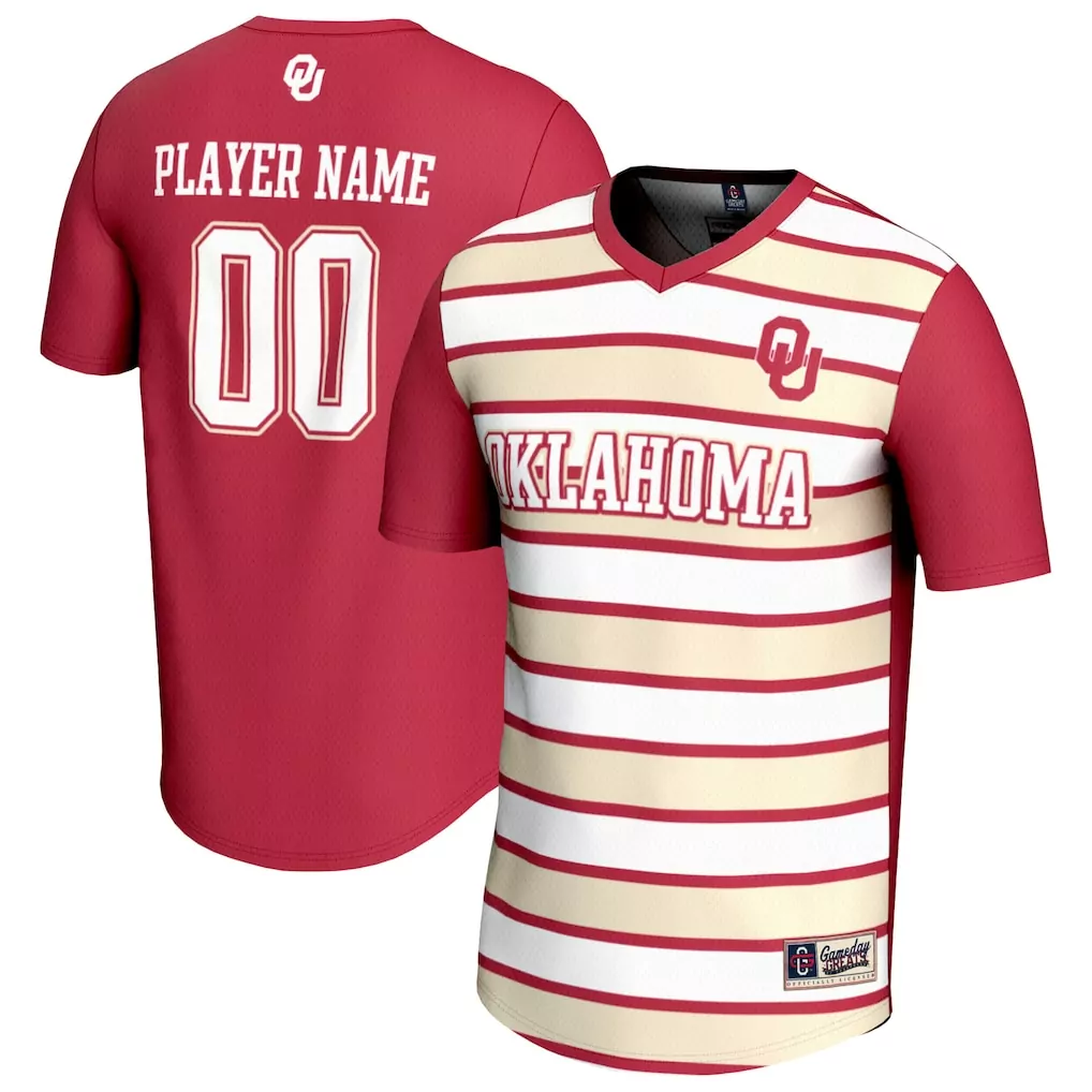 oklahoma sooners gameday greats unisex lightweight nil pick a player women s basketball jersey crimson