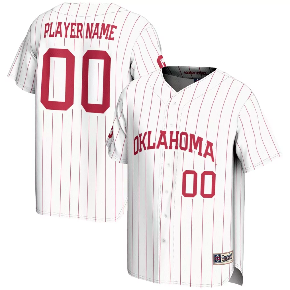 oklahoma sooners gameday greats youth nil pick a player football fashion jersey crimson