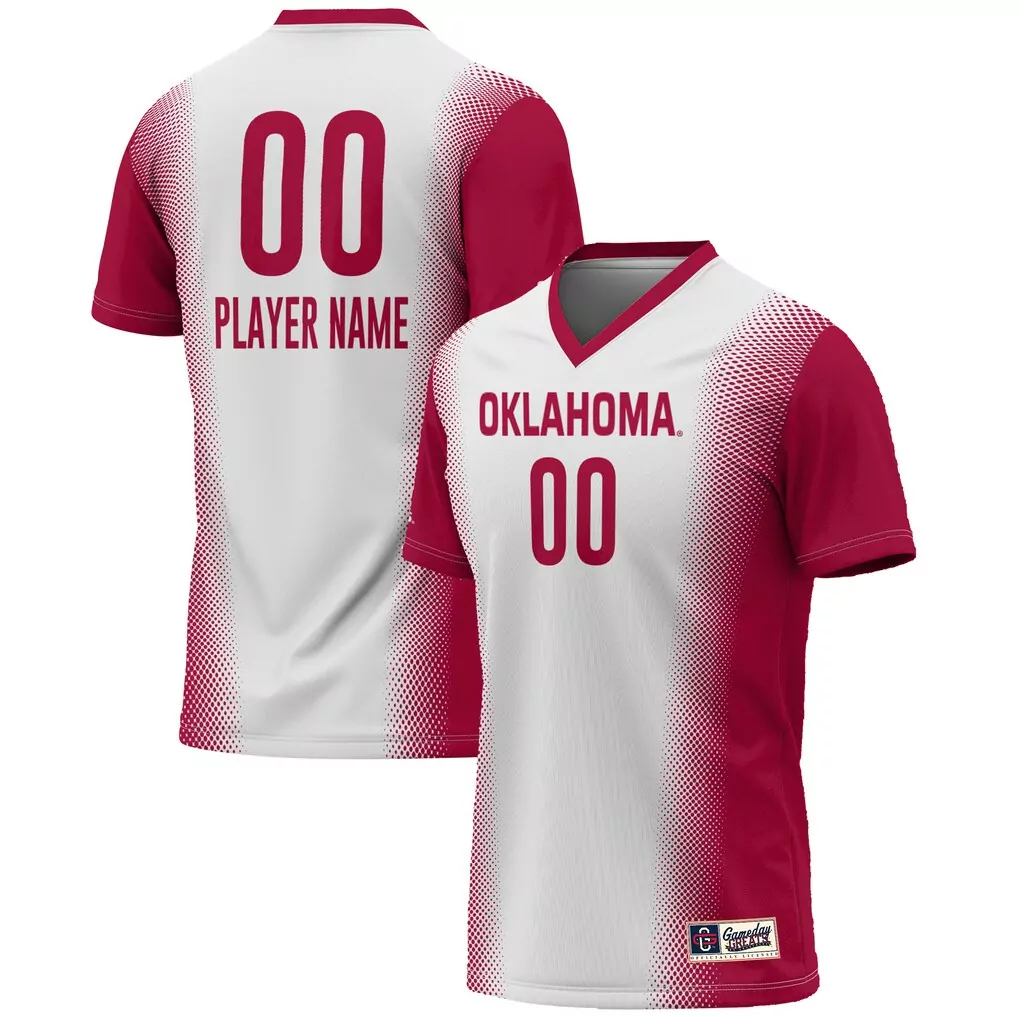 oklahoma sooners gameday greats youth nil pick a player lightweight women s basketball jersey white