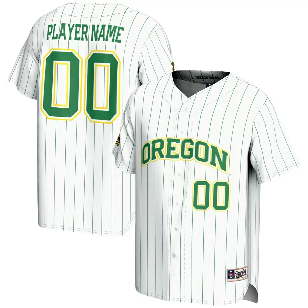 oregon ducks gameday greats nil pick a player lightweight baseball jersey green
