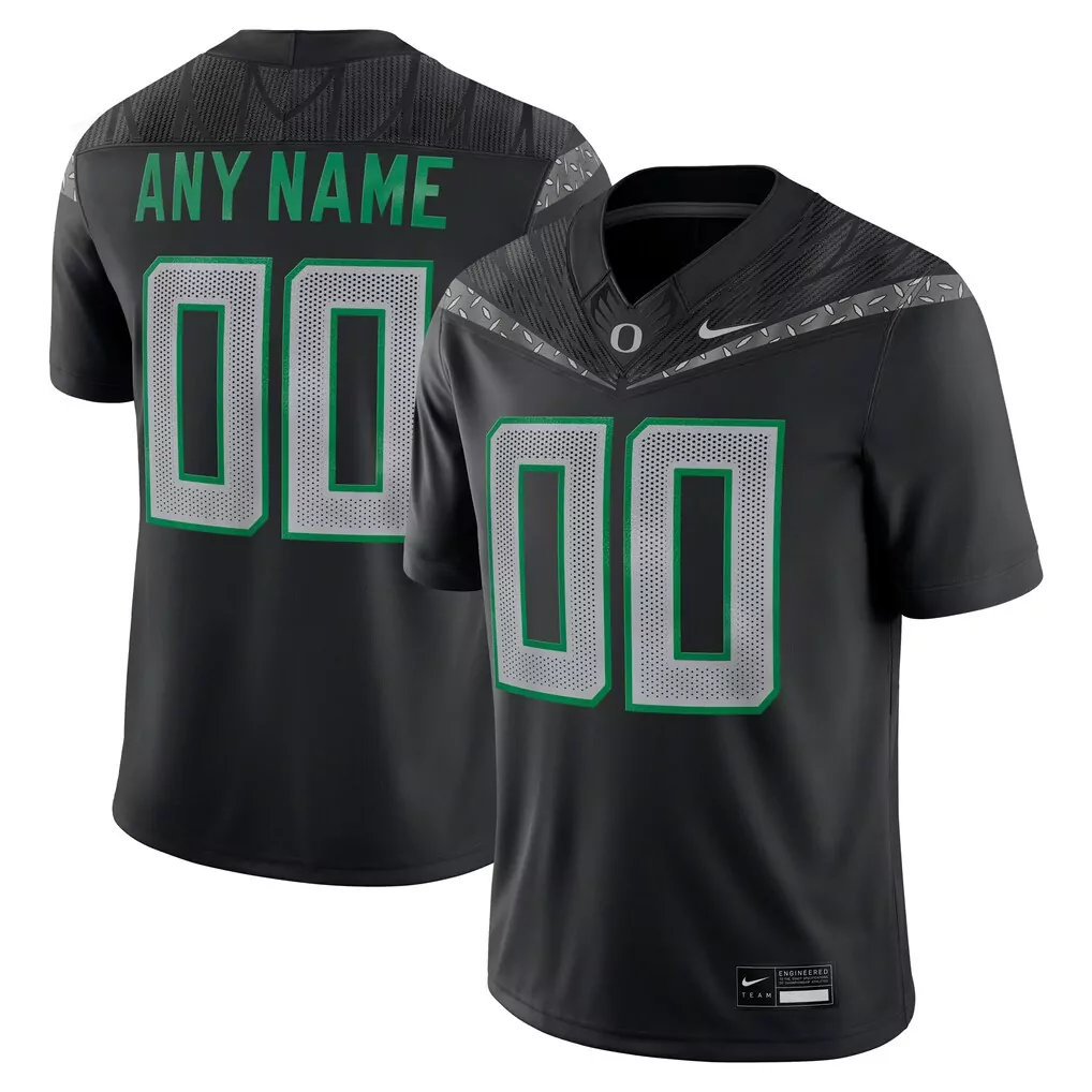 oregon ducks green custom jersey 00 2023 men s all stitched vapor jersey 1