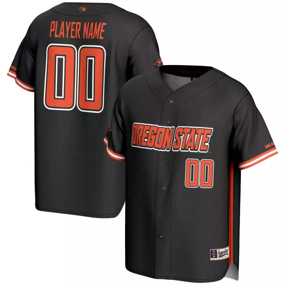 oregon state beavers gameday greats nil pick a player football jersey black