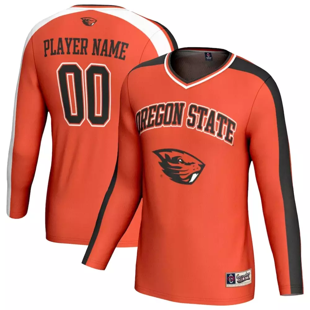 oregon state beavers gameday greats unisex nil pick a player football fashion jersey orange