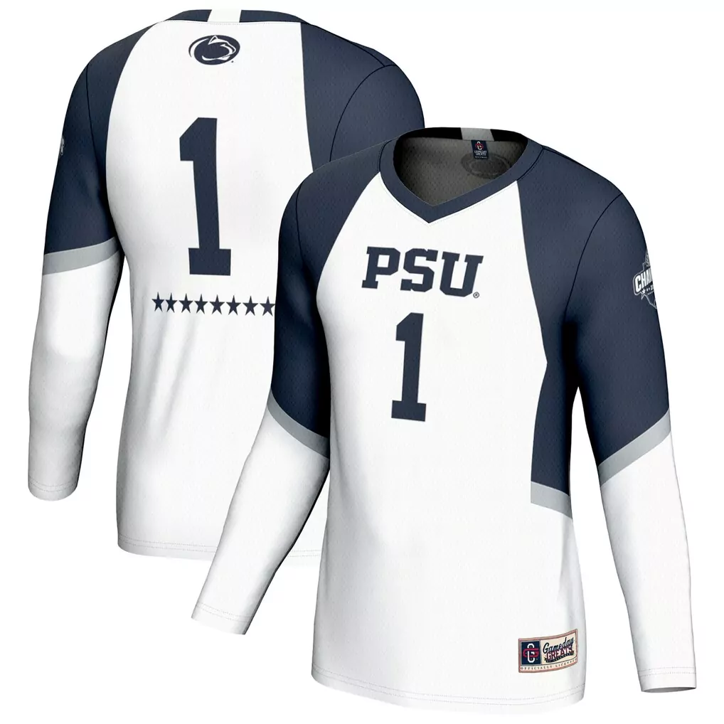 penn state nittany lions gameday greats spirit hockey jersey navy