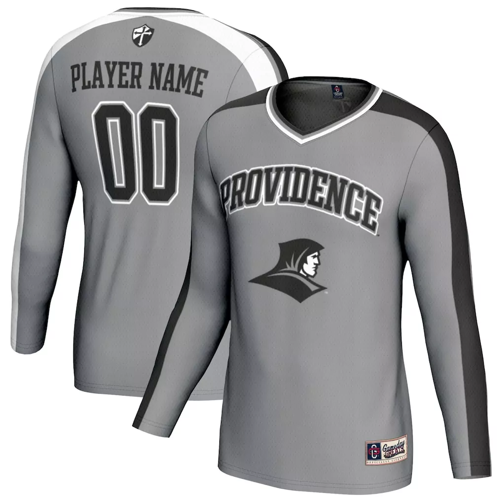providence friars gameday greats unisex nil pick a player lightweight collegiate volleyball fashion jersey silver