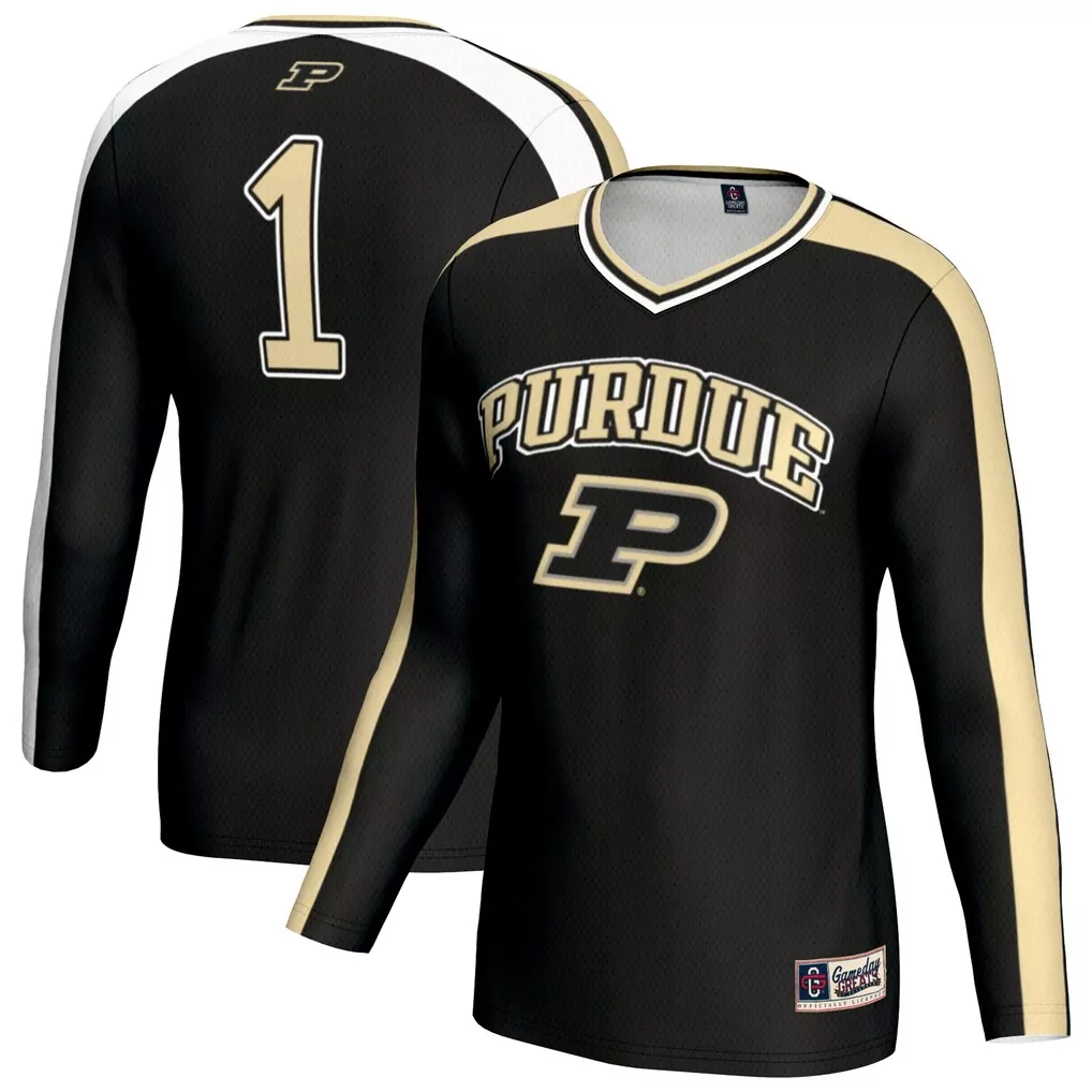 purdue boilermakers gameday greats nil pick a player lightweight basketball fashion jersey black