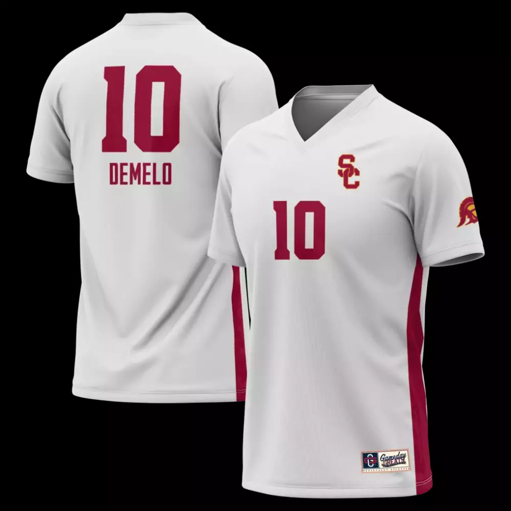 savannah demelo usc trojans gameday greats youth lightweight women s soccer fashion jersey white