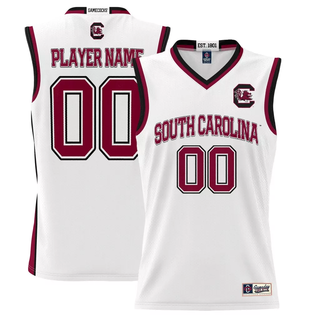 south carolina gamecocks gameday greats unisex lightweight nil pick a player basketball jersey garnet