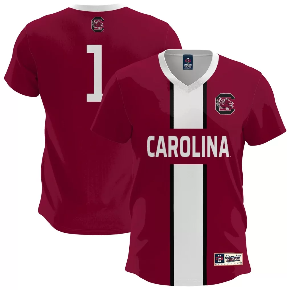 south carolina gamecocks gameday greats youth lightweight pick a player nil men s soccer jersey garnet