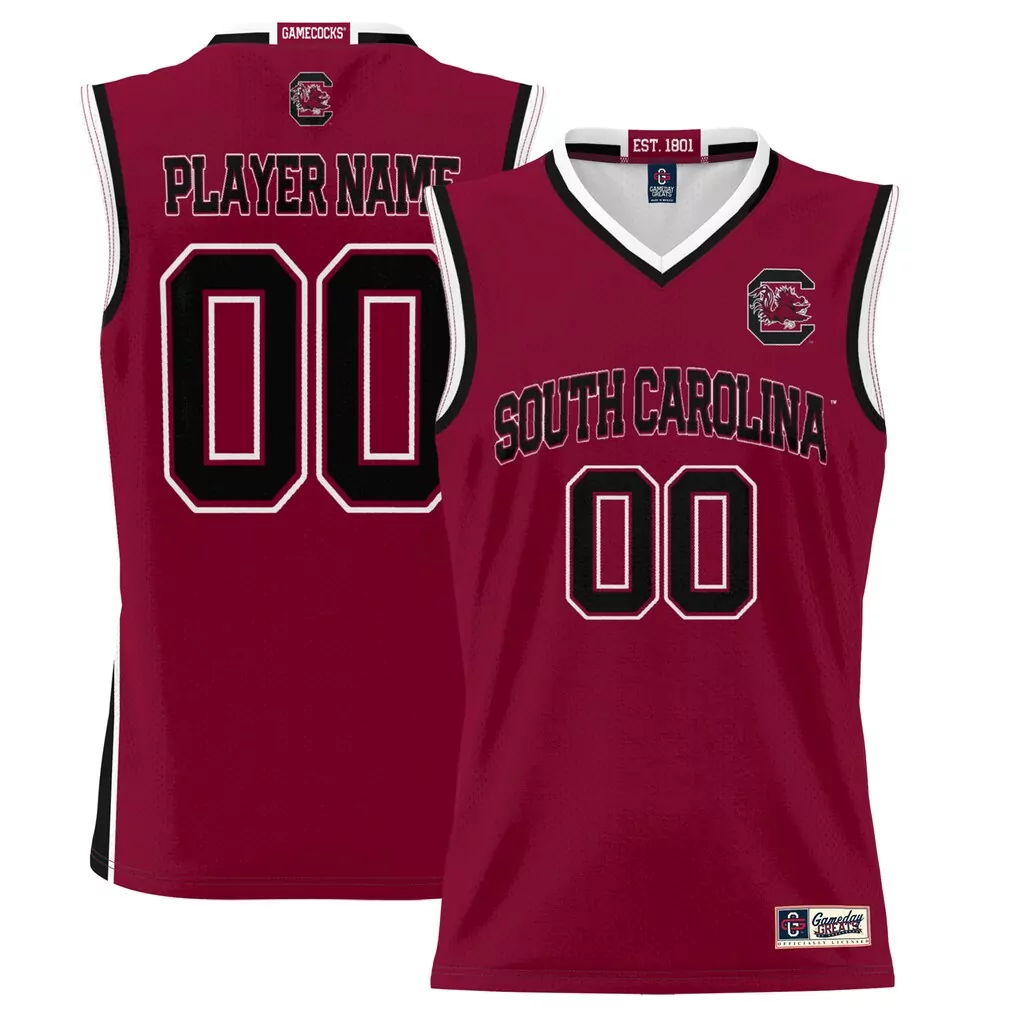south carolina gamecocks gameday greats youth nil pick a player lightweight softball jersey garnet