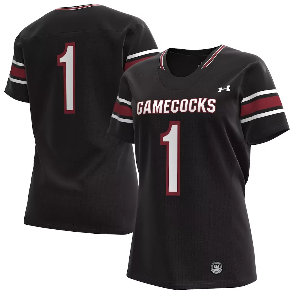 south carolina gamecocks under armour replica basketball jersey black