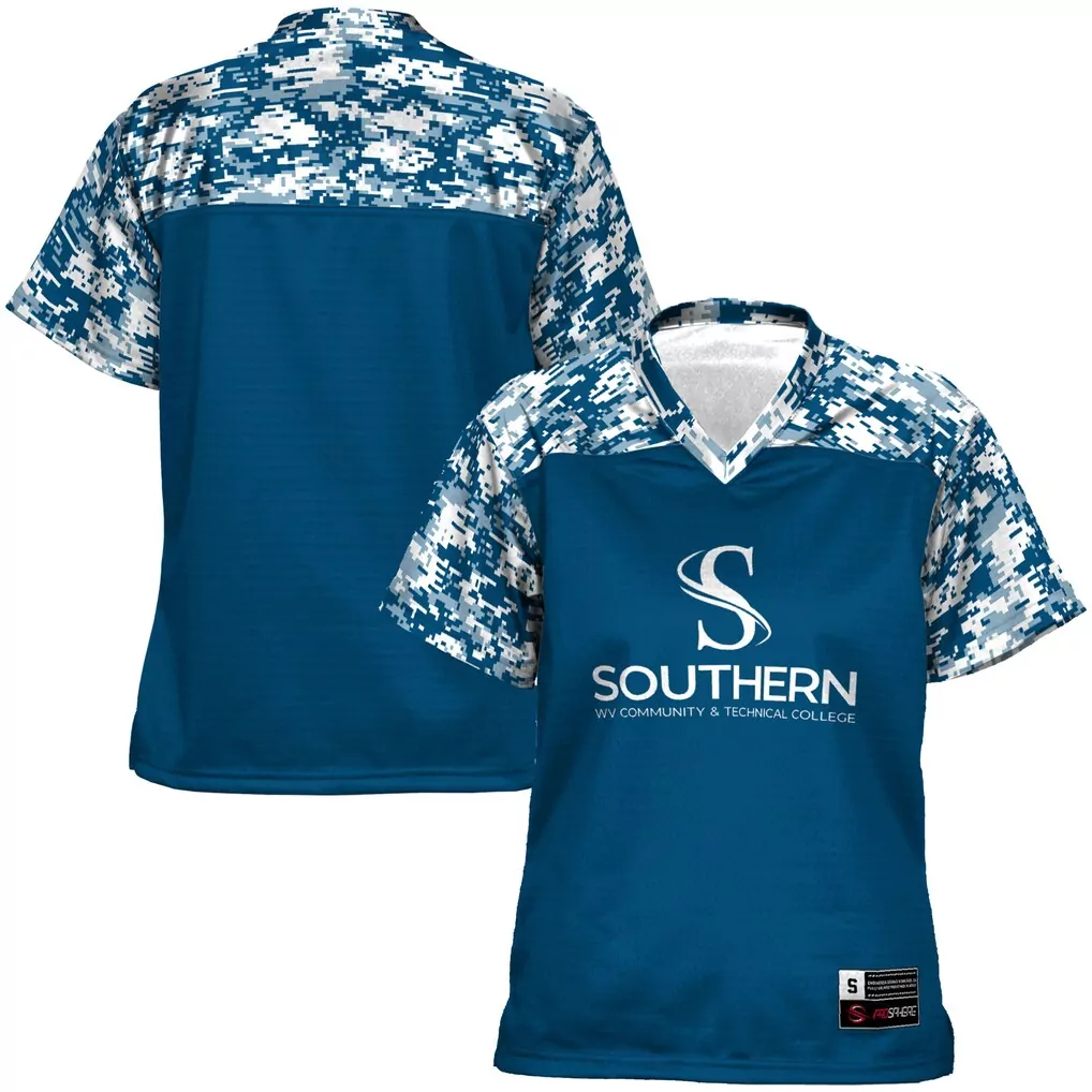 southern west virginia community and technical college gameday greats lightweight baseball jersey blue