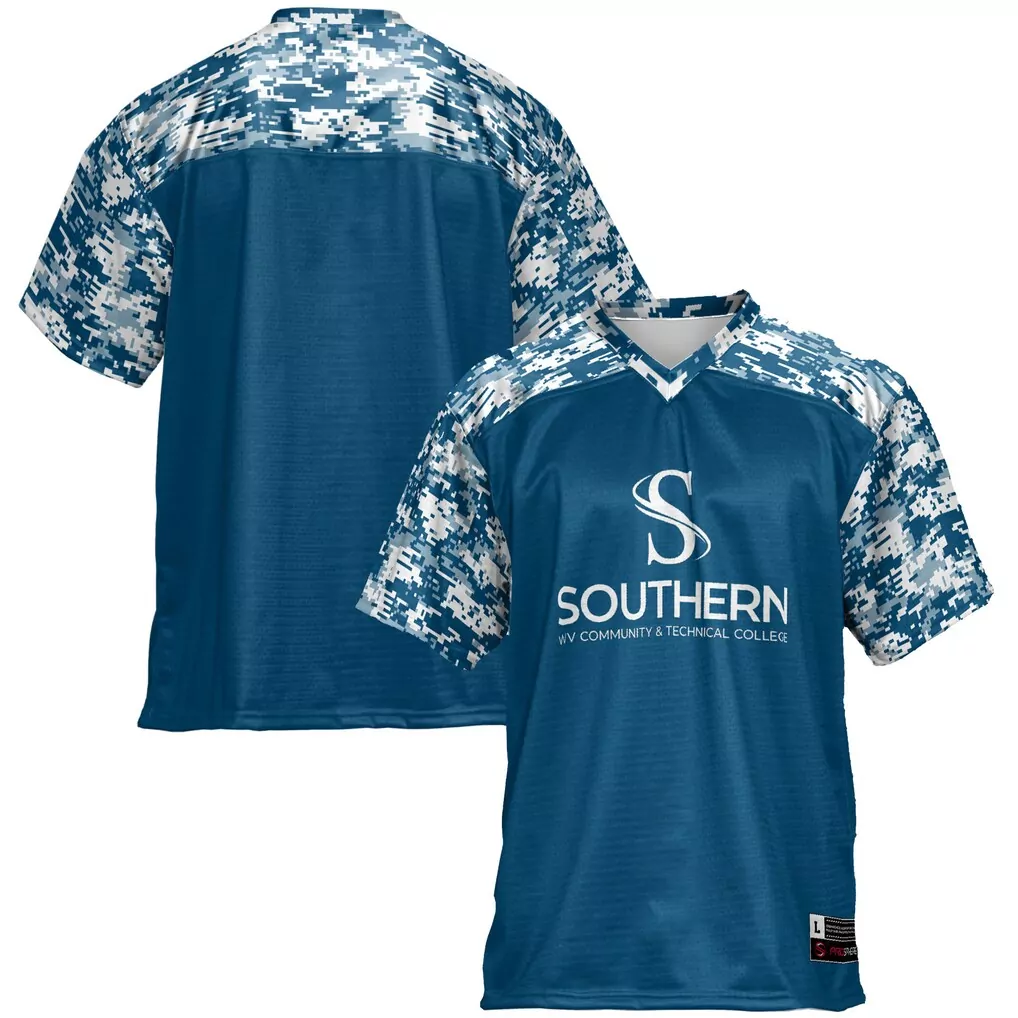 southern west virginia community and technical college gameday greats lightweight baseball jersey blue