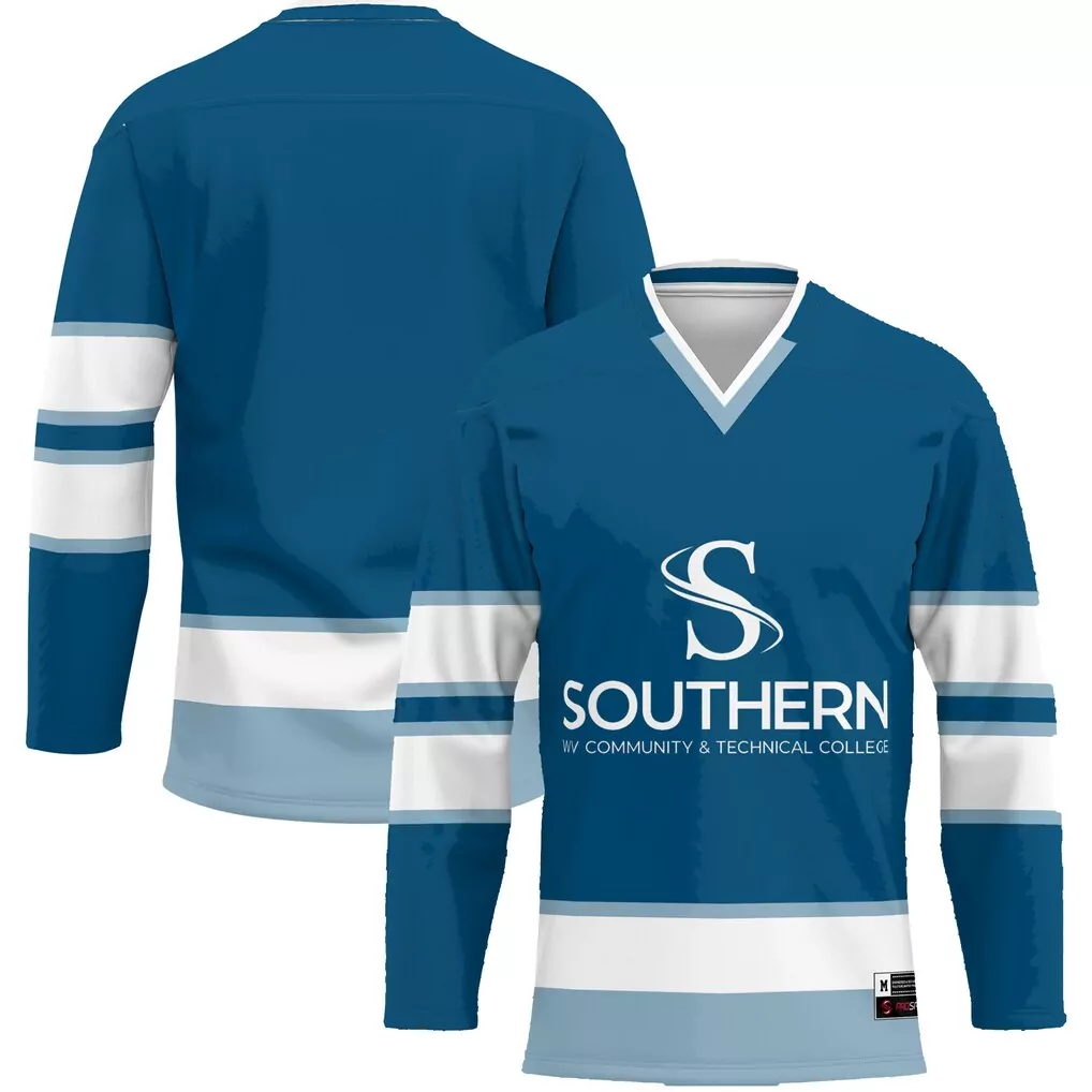 southern west virginia community and technical college gameday greats lightweight baseball jersey blue
