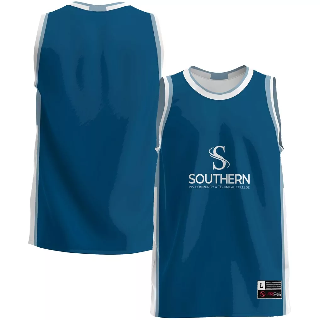 southern west virginia community and technical college gameday greats youth lightweight baseball jersey blue