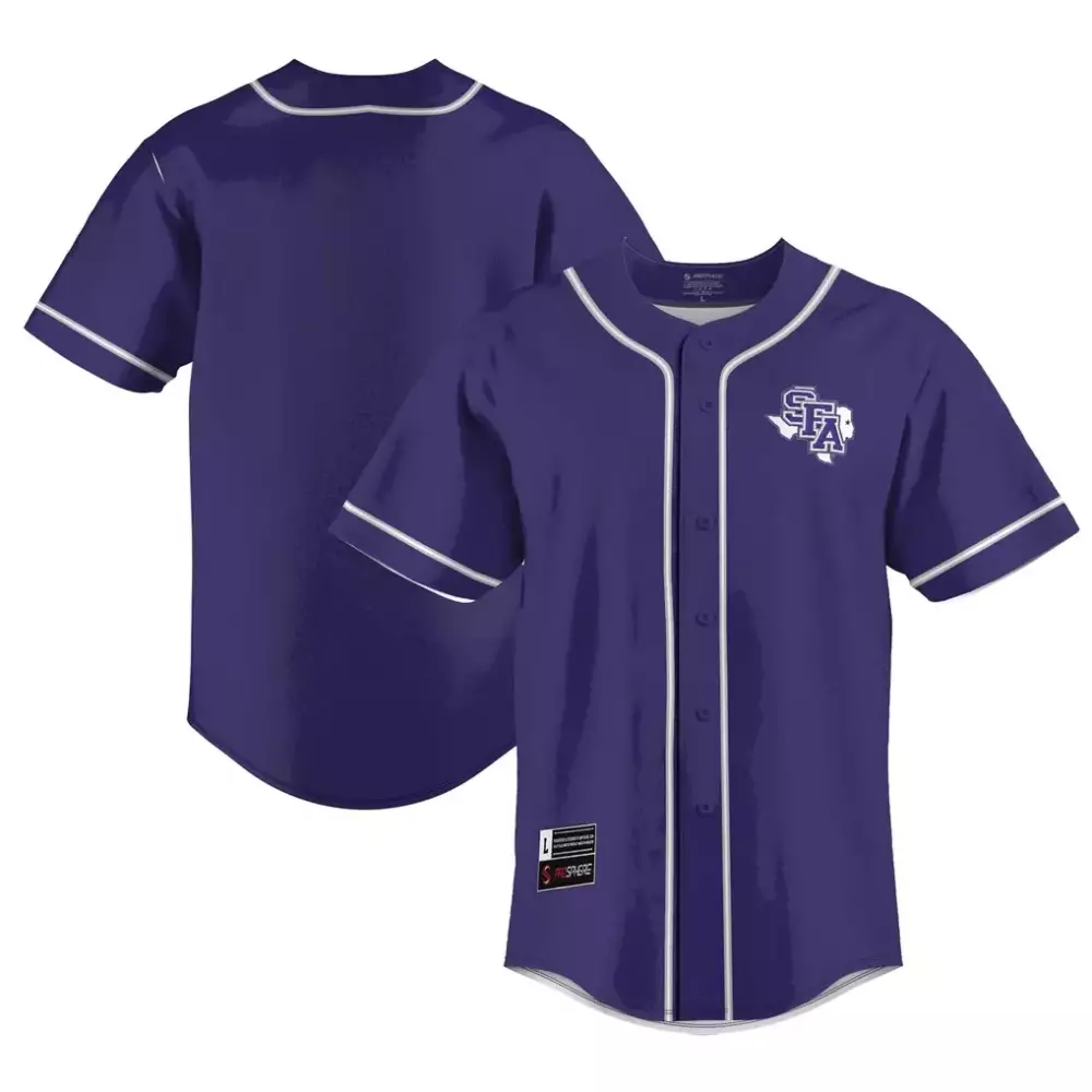 Stephen F Austin Lumberjacks Gameday Greats Lightweight Baseball Jersey | Purple | Game Day Outfit for Men, Women & Youth
