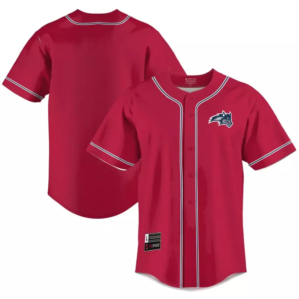 stony brook seawolves gameday greats lightweight baseball jersey red