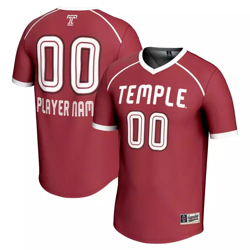Temple Owls Gameday Greats Unisex Women's Lacrosse NIL Lightweight Jersey | Cherry | For Men, Women & Youth