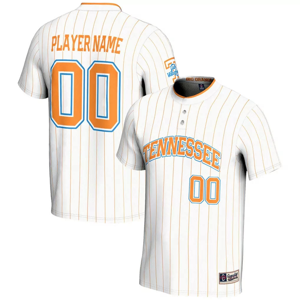 tennessee volunteers gameday greats nil pick a player lightweight softball jersey orange