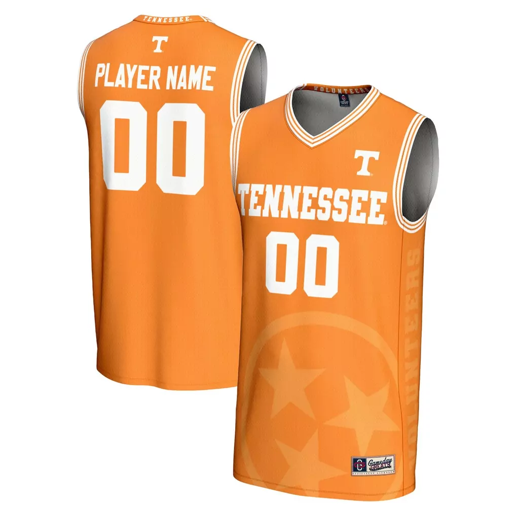 tennessee volunteers gameday greats nil pick a player lightweight softball jersey orange