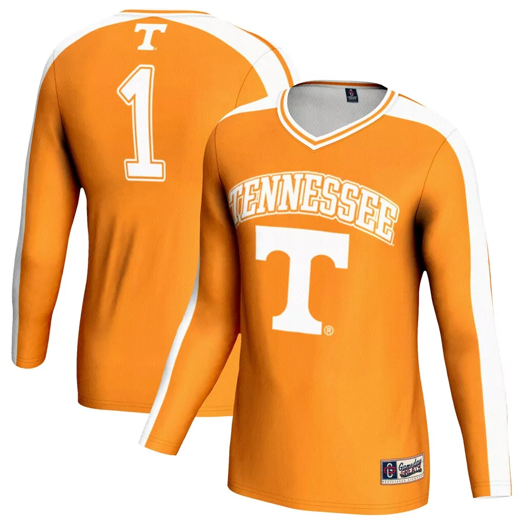 tennessee volunteers gameday greats unisex softball lightweight fashion jersey white