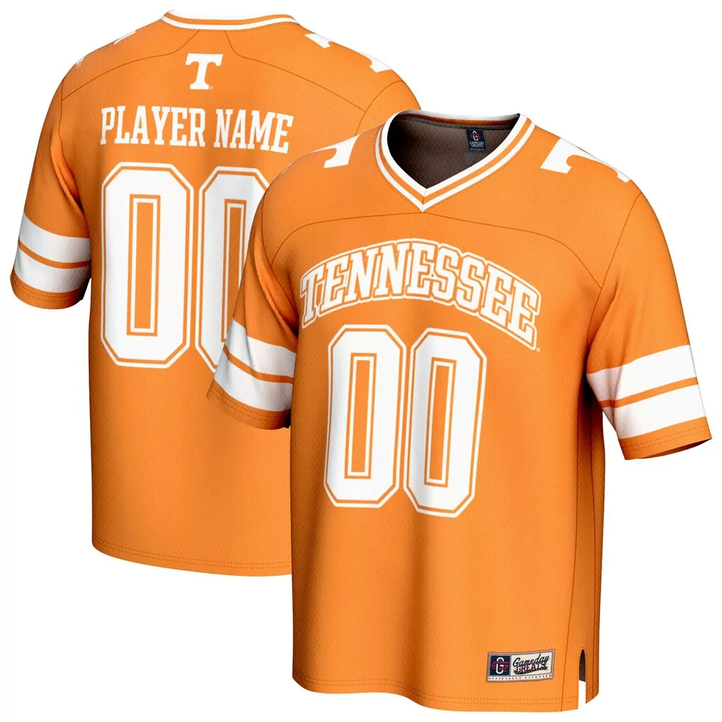 tennessee volunteers gameday greats youth lightweight soccer fashion jersey orange