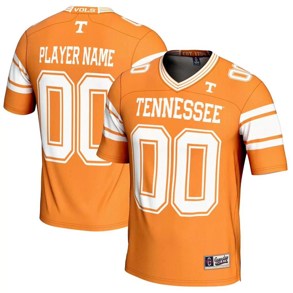 tennessee volunteers gameday greats youth nil pick a player football jersey black