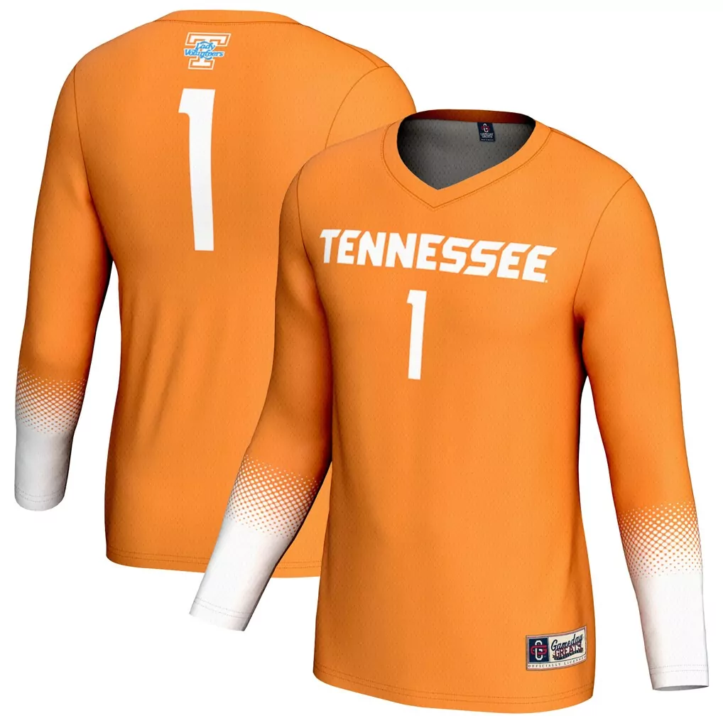 tennessee volunteers gameday greats youth softball fashion jersey orange