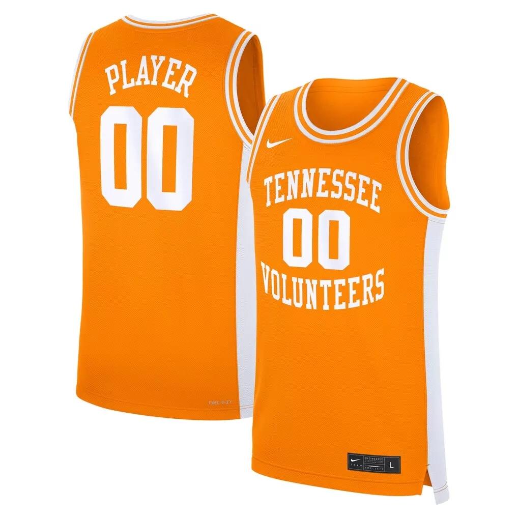 tennessee volunteers nike nil pick a player game jersey white