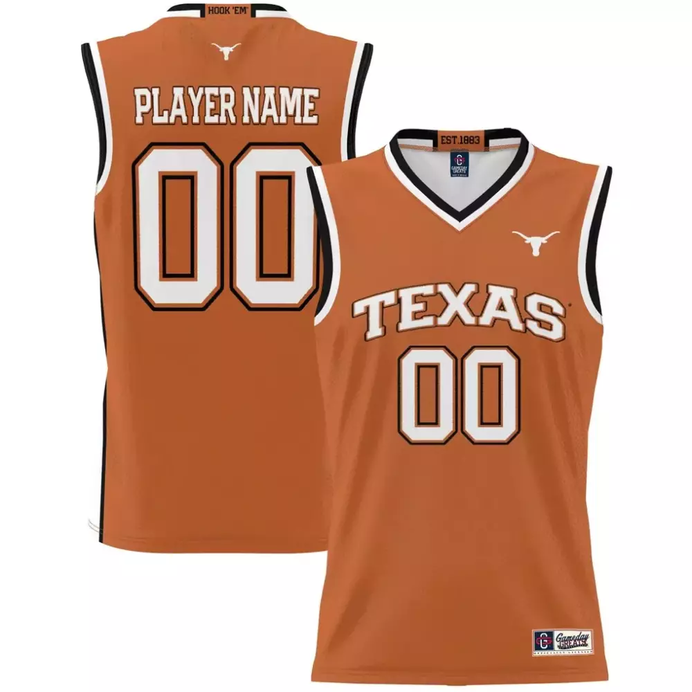 Texas Longhorns Gameday Greats Youth NIL Pick A Player Women's Basketball Jersey | Lightweight Orange | Fashion Fan Gear for Men, Women & Youth