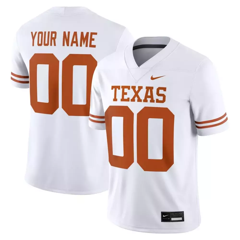 texas longhorns nike custom football game jersey texas orange