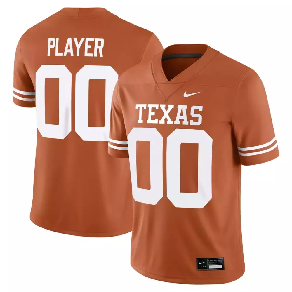 texas longhorns nike custom football game jersey texas orange