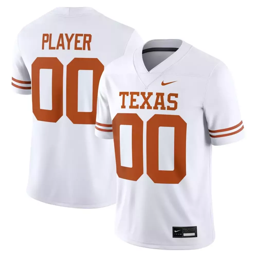 texas longhorns nike custom football game jersey texas orange