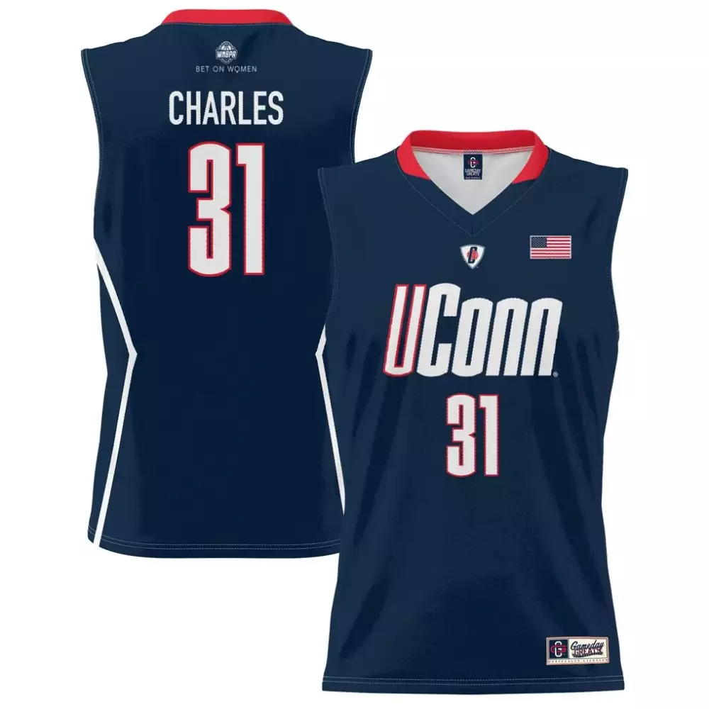 tina charles uconn huskies gameday greats unisex lightweight basketball alumni jersey navy