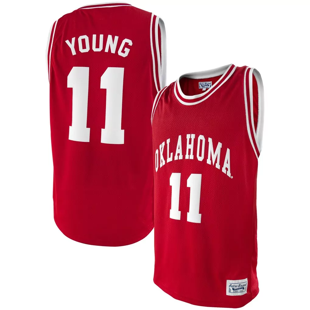 stutsman 28 men s oklahoma sooners 2024 vapor premier limited jersey red stitched embroidered sec patch
