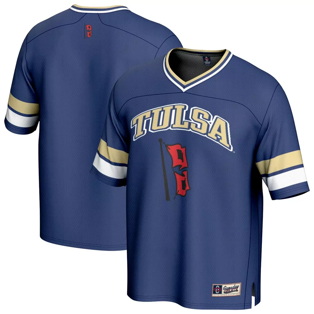 tulsa golden hurricane gameday greats youth basketball jersey royal