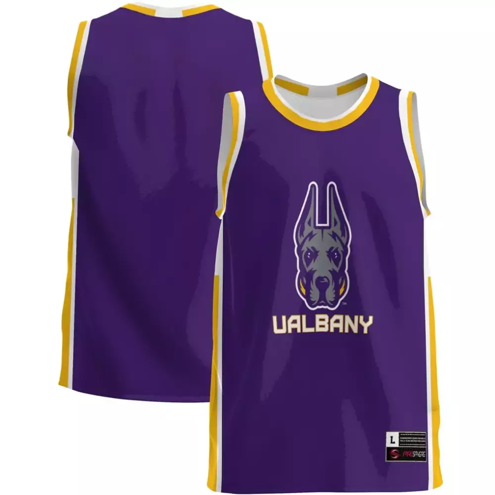 UAlbany Great Danes Gameday Greats Lightweight Basketball Jersey | Purple Fan Gear | For Men, Women & Youth
