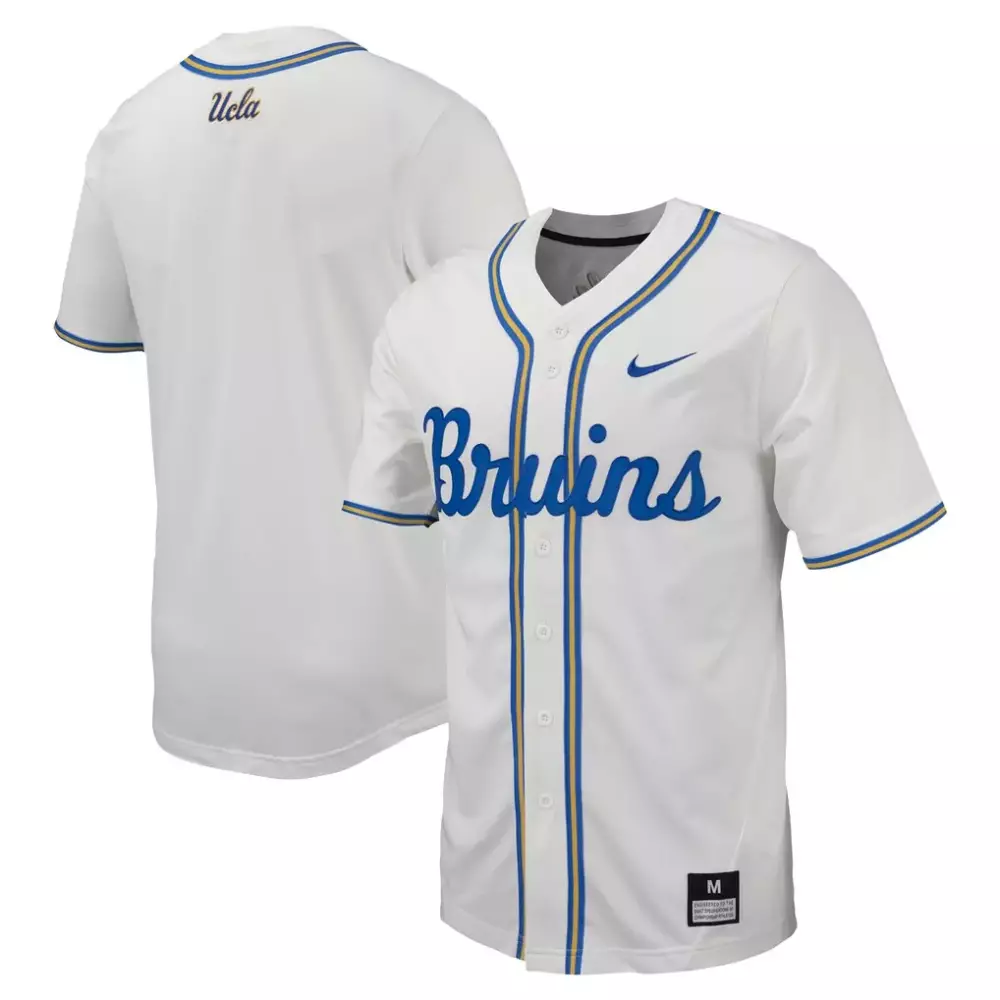 ucla bruins nike replica baseball jersey white
