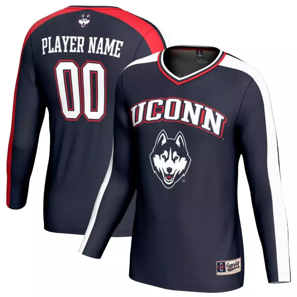 uconn huskies gameday greats unisex nil pick a player collegiate women s soccer lightweight fashion jersey navy orange