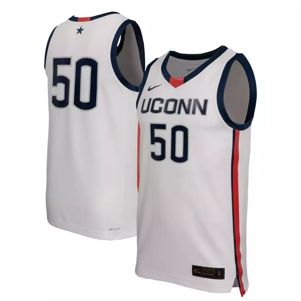 uconn huskies nike limited baseball jersey gray