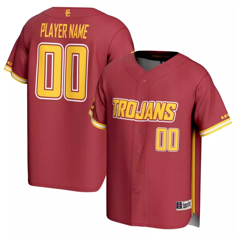 usc trojans gameday greats nil pick a player baseball lightweight jersey cardinal
