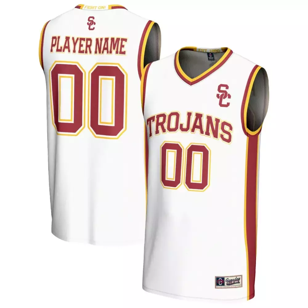 usc trojans gameday greats unisex lightweight collegiate men s basketball nil pick a player fashion jersey cardinal