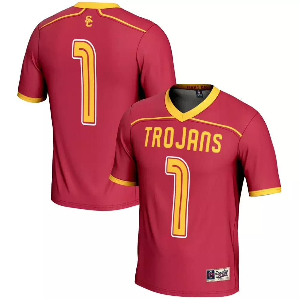 usc trojans gameday greats youth 1 lightweight lacrosse jersey cardinal