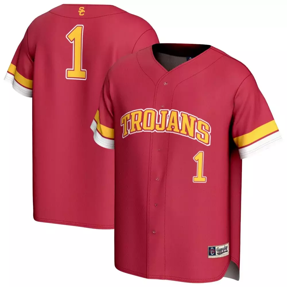 usc trojans gameday greats youth 1 lightweight lacrosse jersey cardinal