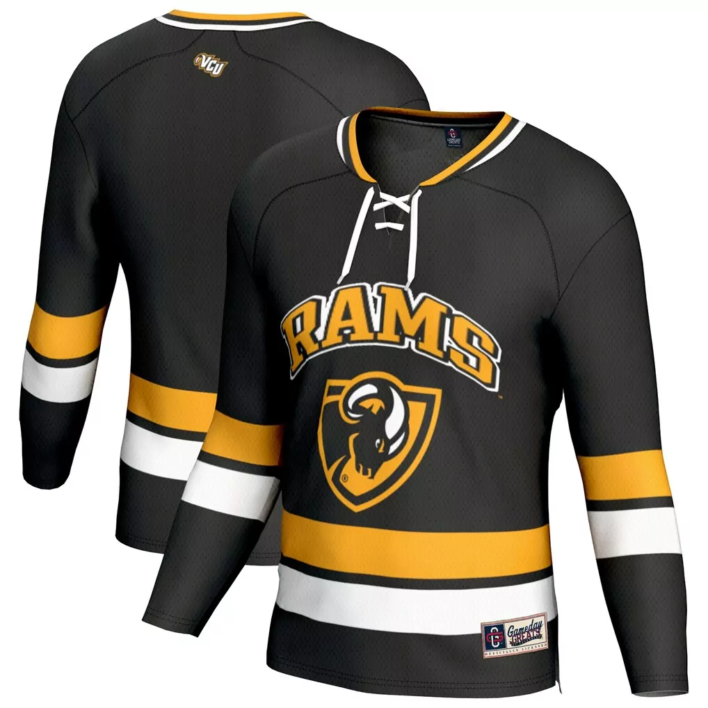 vcu rams gameday greats spirit football jersey black