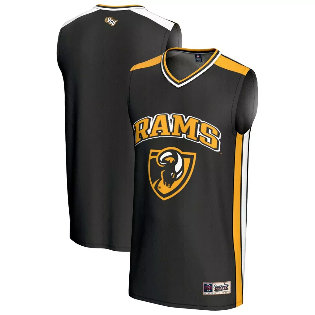 vcu rams gameday greats spirit football jersey black