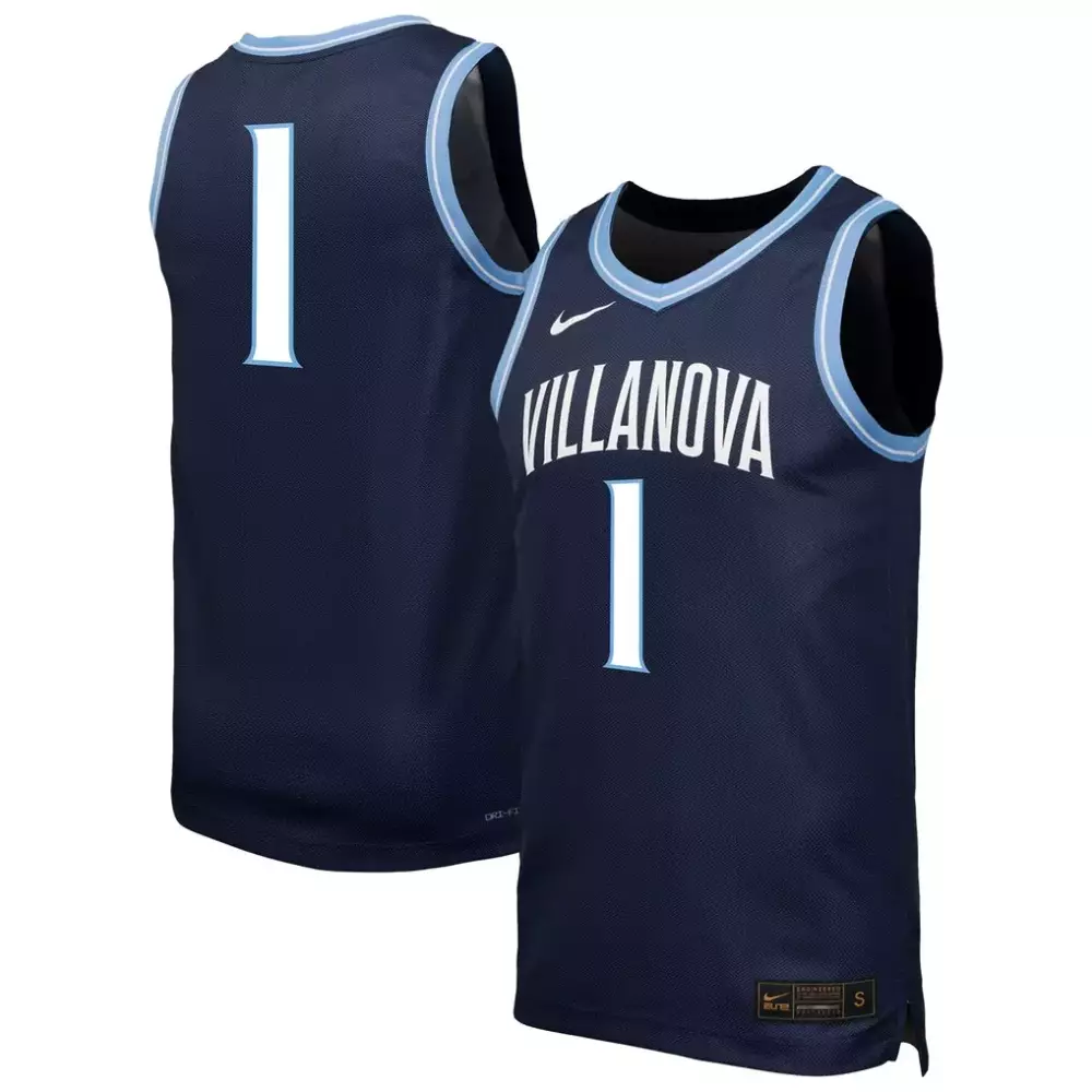 Villanova Wildcats Nike 1 Replica Basketball Jersey | Navy Color | Authentic Fan Gear for Men, Women & Youth
