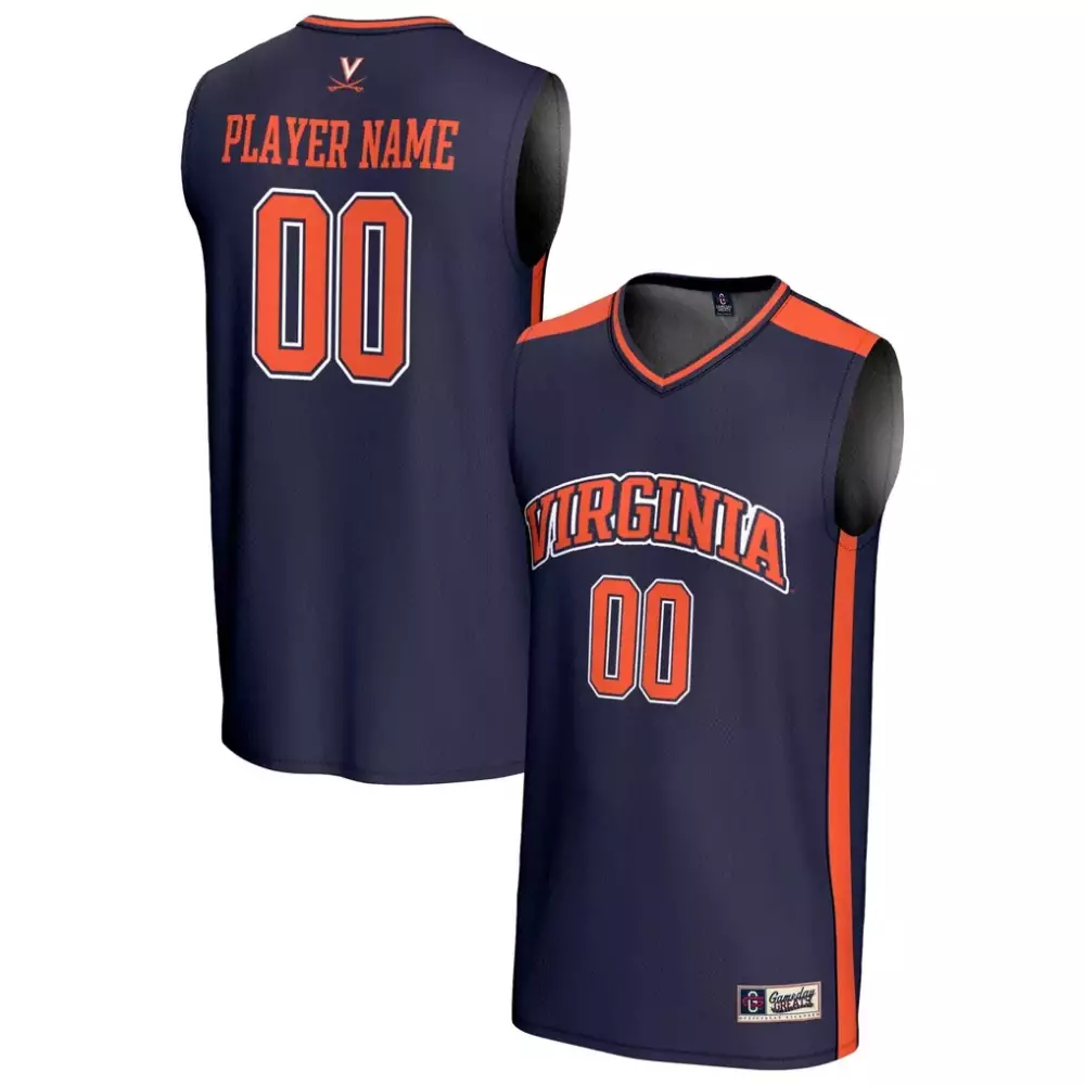 virginia cavaliers gameday greats youth nil pick a player lightweight softball jersey orange